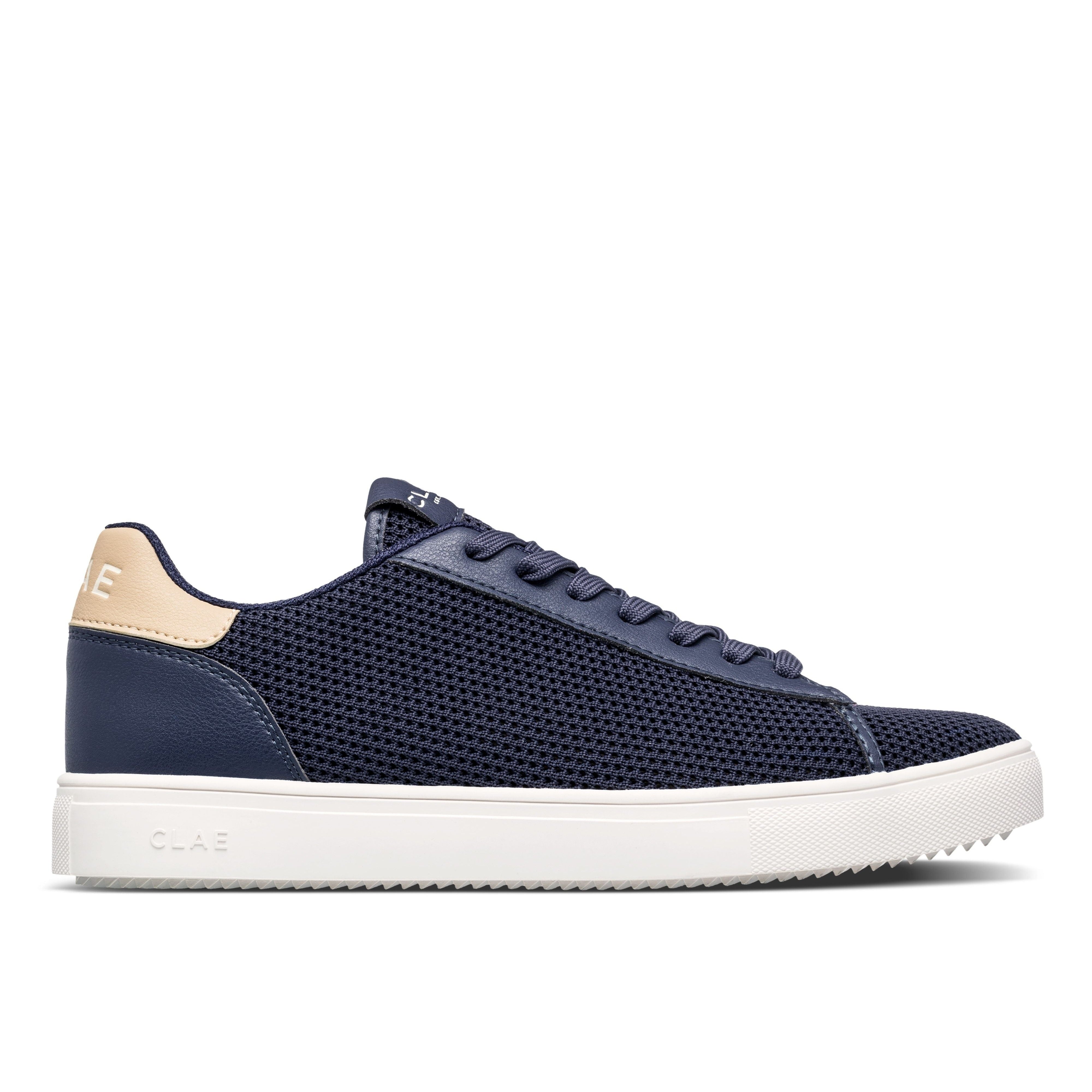 Bradley Knit shoe in Navy Safari with SEAQUAL® YARN recycled fiber, breathable and comfortable design blending classic and modern style.