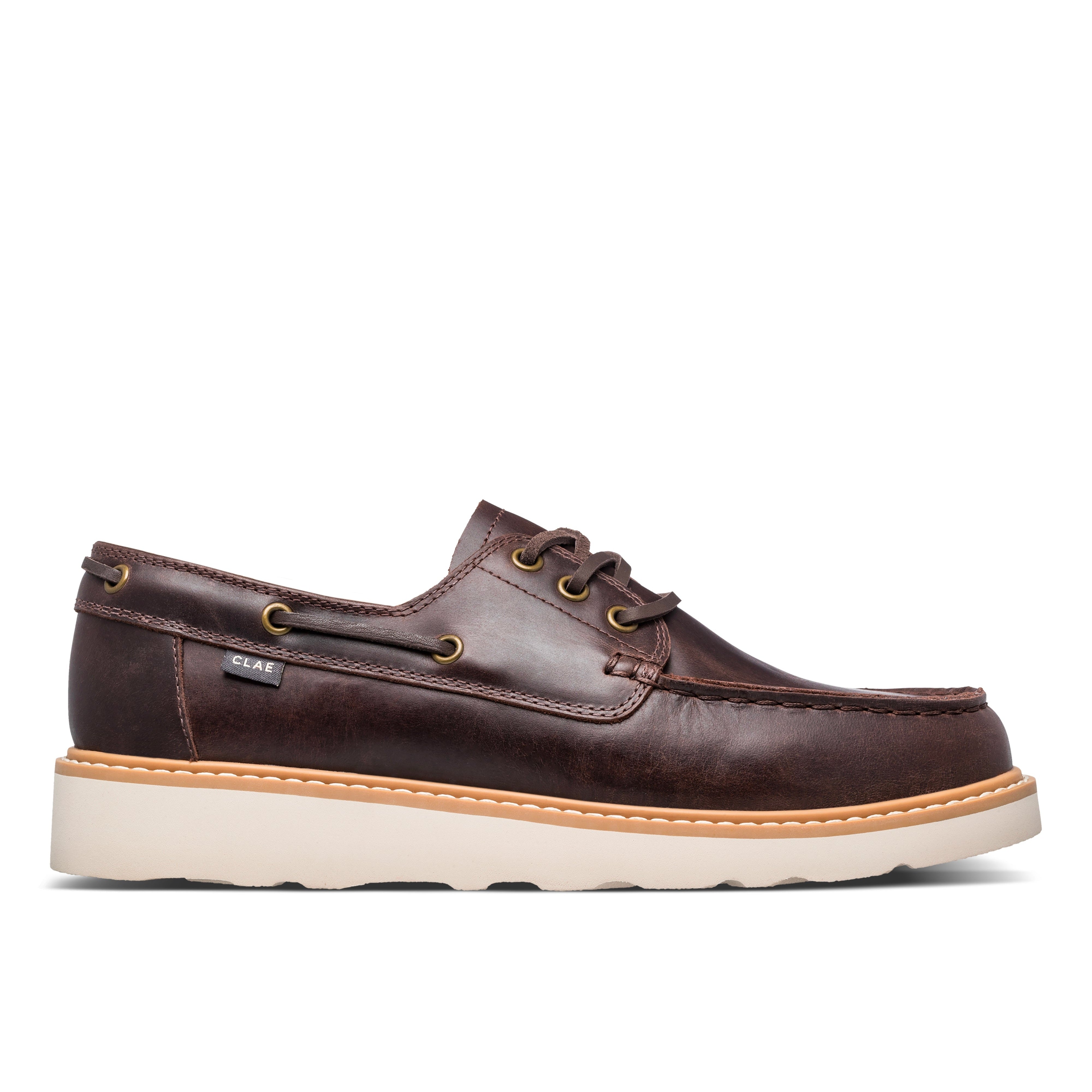 Carter Heritage Collection boat shoe in premium oiled leather, classic design and durable construction.
