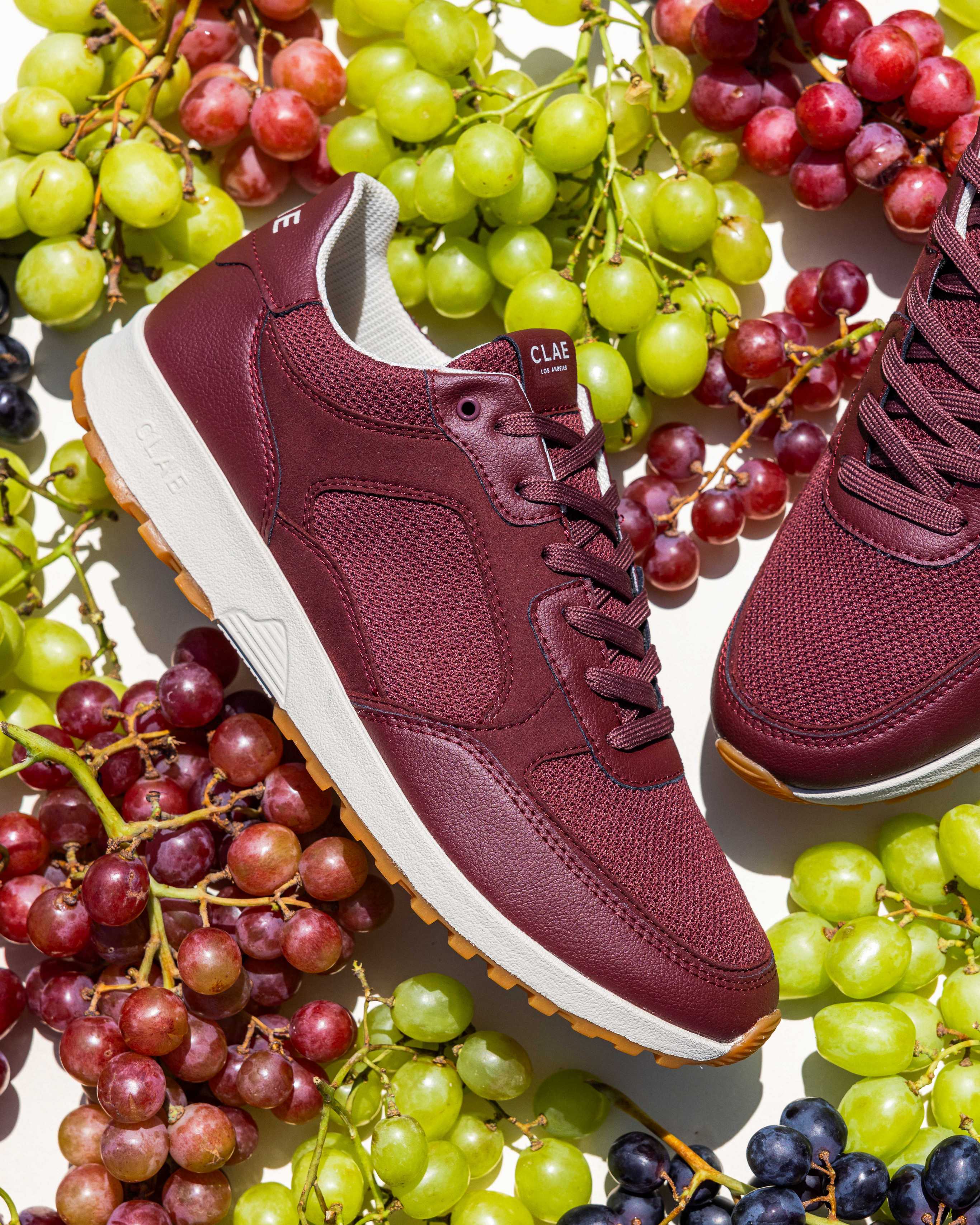 Sustainable Vegan Shoes material crafted from wine byproducts