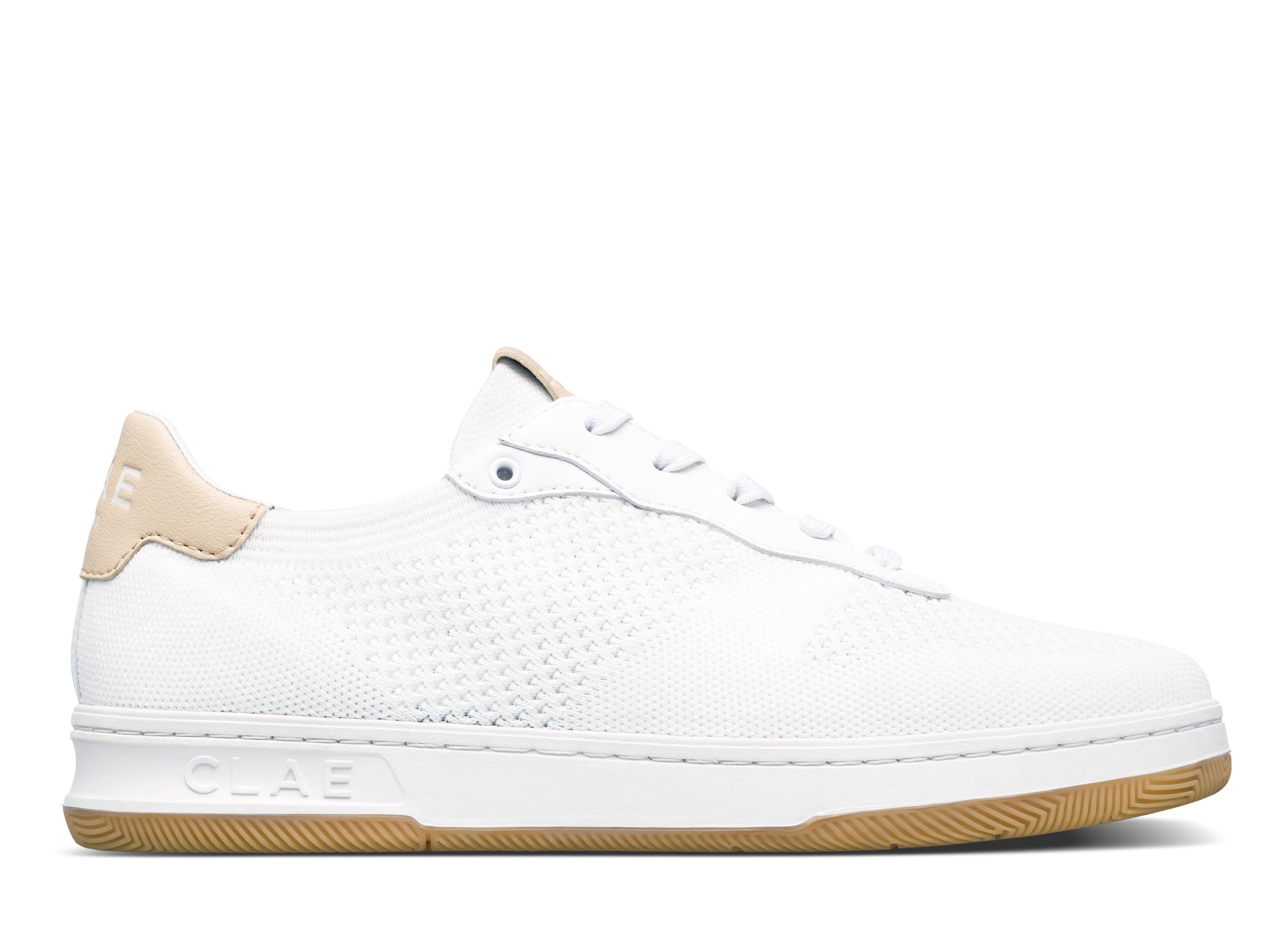 Malone Knit court shoe in SEAQUAL® YARN recycled fiber, lightweight and sustainable design.