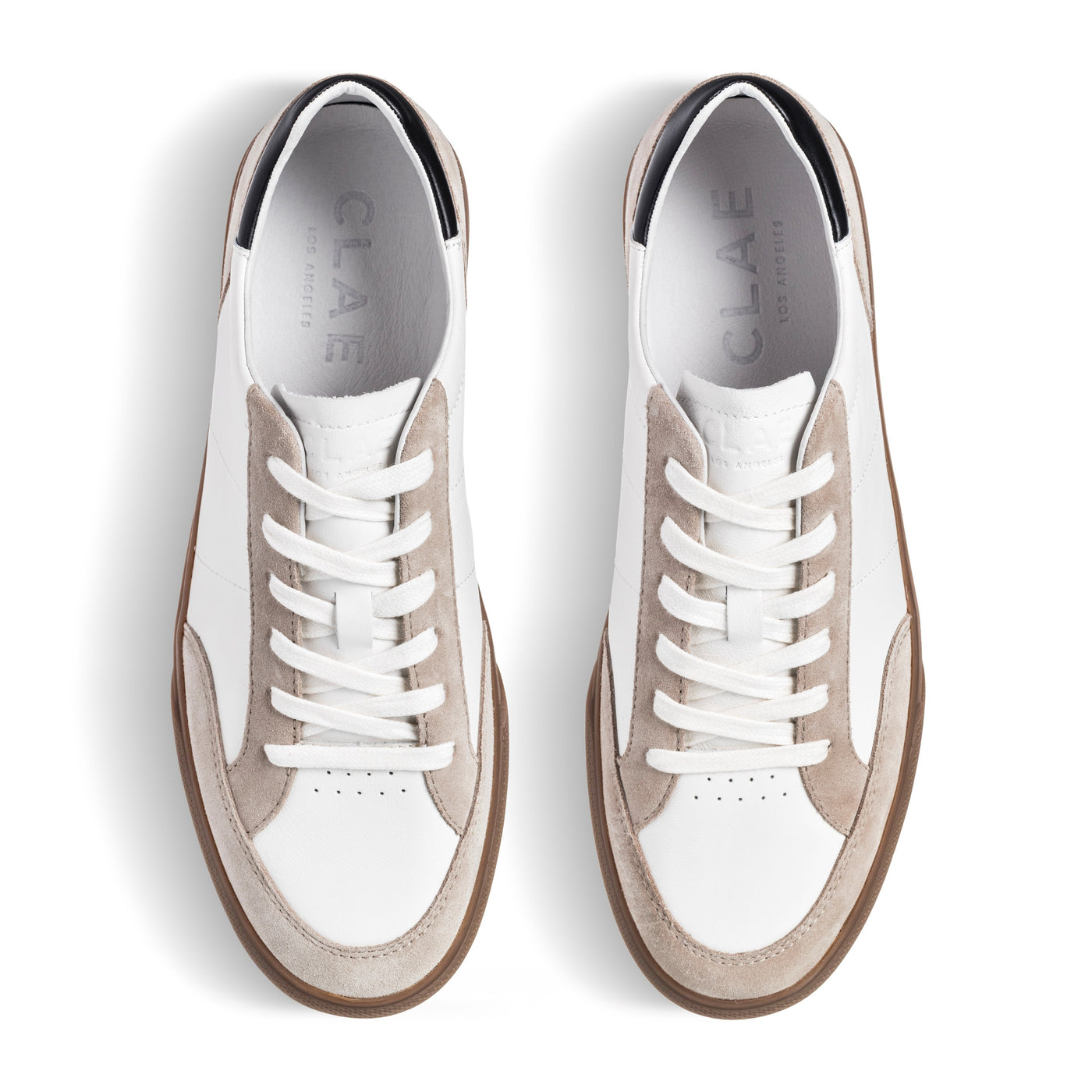 Monroe Venice White Feather Grey Dark Gum - Top View