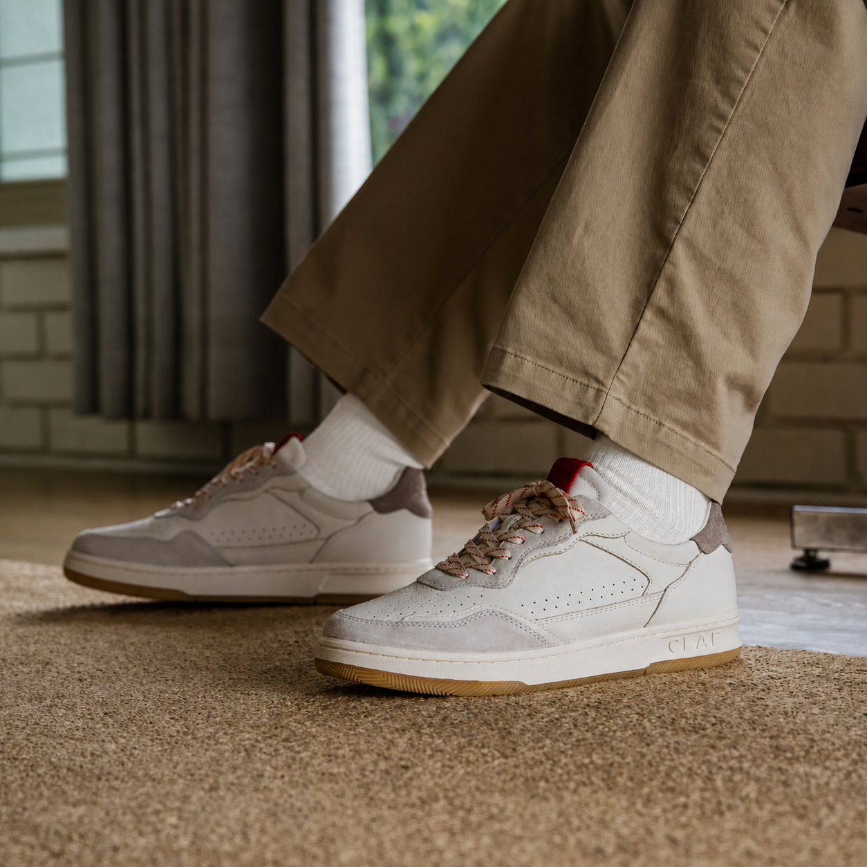 HAYWOOD Off-White Molten Lava lifestyle white socks
